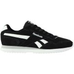 Baskets reebok royal glide ripple suede homme - noir / blanc / gris - fermeture  lacets