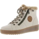 Basket - remonte - montante - cuir blanc - femme