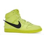 Basket r�tro - nike - dunk hi ambush - cuir premium - lacets cir�s - vert atomique