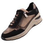 Baskets rieker femme multicolore - n9301 - 90 - talon compens 50mm - fermeture zip