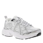 Kaporal baskets running femme grises argent�es et blanches ? empi�cements en filet lacets ronds