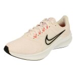 Baskets de running nike downshifter 11 pour femme - rose - lacets - synthtique - plat