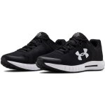 Baskets running - under armour - micro g pursuit bp - femme - noir blanc - drop 8 mm
