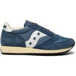Baskets saucony jazz 81 - homme - bleu / blanc - 445 - textile - lacets