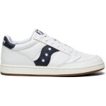 Baskets saucony jazz court - blanc / bleu marine - 37 - homme - textile - lacets - plat