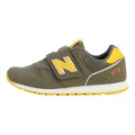 Basket  scratch new balance 373 - khaki - jaune