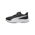Basket � scratches puma pounce lite ac ps - noir - blanc - argent