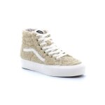 Baskets sk8 - hi tapered cozy hug mojove beige - vans - homme - lacets - textile