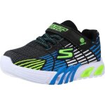 Basket - skechers - 117857 - noir - scratch - tige caoutchouc