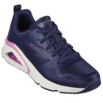 Baskets skechers femme bleu - tres - air uno - revolution - airy - lacets - compens�