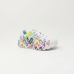 Baskets skechers uno lite blanc