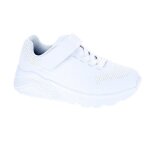 Baskets - skechers uno lite - fille - blanc - lacets - synthtique - plat