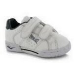 Baskets - everlast - arizona - blanches et bleu marine - bb - 100% cuir synthtique