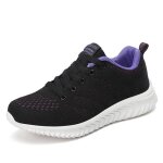 Baskets sneakers femme en maille ar chaussures de sport fitness respirante confortable