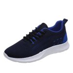 Basket sneakers lger course voyage maille casual - ecelen - femme - plat - bleu