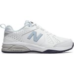 Baskets de sport femmes new balance 624v5 - blanc - cuir - lacets
