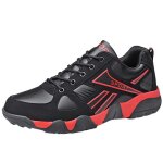 Baskets sport homme - femme respirant sneakers chaussures mode antidrapant confortable - rouge