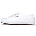 Basket superga - superga - 2750 cot 3 strap - fermeture  scratch - tige en toile - semelle caoutchouc ...