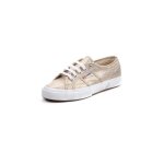 Basket superga lamew - superga - yellow gold - femme - textile - lacets - plat