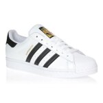 Baskets superstar 50 - adidas originals - blanc / noir - homme - plat - lacets - cuir