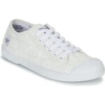 Baskets le temps des cerises - basic 02 - femme - beige cru et blanc