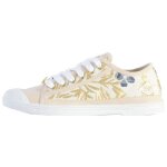 Basket � lacet - le temps des cerises - basic - rose / or - confort exceptionnel - femme