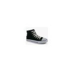 Baskets en toile - donnay - noir - semelle chunky - cuir et textile - genre femme