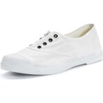 Baskets toile - natural world - ingles liberty - lacets plats - blanc - confort exceptionnel