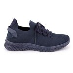 Basket toile new one - homme - bleu - lacets - adulte Basket toile new one - homme - bleu - lacets - adulte