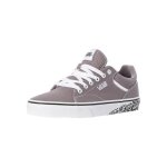 Baskets en toile seldan - vans - gris - homme - textile - plat - adulte - lacets