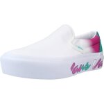 Basket vans - 125049 - blanc - femme - adulte - plat - textile - lacets