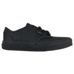 Baskets vans atwood triple black kids - enfant - garon - noir - lacets