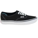 Baskets vans comfycush authentic vn0a3wm7vne1 - homme - noir - lacets - textile - plat