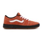 Baskets vans fairlane orange femme - daim - nubuck - lacets