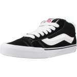 Baskets - vans knu mid - noir - lacets - adulte - mixte