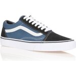 Basket vans - marine noir old skool - homme - lacets - textile