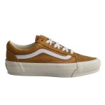 Baskets old skool 36 lx en cuir cir pour homme vn000cng1m71 - moutarde