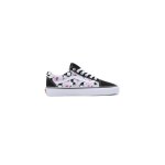 Baskets vans old skool hibiscus check black - vans - vn0007ntbm81 - canvas - lacets - adulte - plat - ...