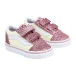 Baskets vans old skool v glitter two tone enfants