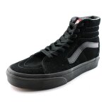 Baskets vans sk8 - hi en daim - vans - mixte - noir - lacets