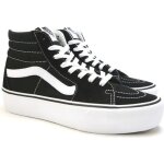 Basket vans sk8 - hi platform 2 - zzzoolight - mixte - textile - noir - adulte - lacets - plateau