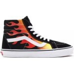 Basket vans sk8 - hi reissue flame - zzzoolight - femme - noir - cuir