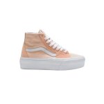 Baskets - vans - ua sk8 - hi tapered rosa - femme - daim - nubuck - plateau - lacets Baskets - vans - ua sk8 - hi tapered rosa - femme - daim - nubuck - plateau - lacets