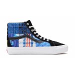 Baskets vans x spongebob sk8 - hi 38 dx sandy liang patchwork - bleu - homme - daim - nubuck - lacets ...