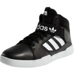 Baskets vrx mid - adidas originals - homme - noir - cuir - lacets