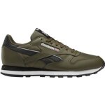 Basket - zzysh - classic leather - cuir - vert arme - semelle en caoutchouc