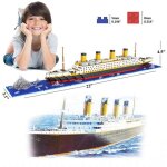 Bateau de croisière titanic - roleader - 1860 pièces - modèle 3d micro nano blocks Bateau de croisière titanic - roleader - 1860 pièces - modèle 3d micro nano blocks