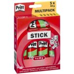 B�tons de colle - pritt - 5 x 43g - sans solvants - corps recycl� � 70% - colle naturelle � 90%