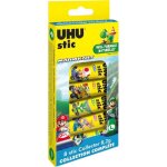 Btons de colle - uhu - colle blanche - pour lcole - lot de 8 sticks - mario kart