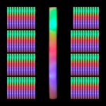 Bâton lumineux led en lot de 96 bâtonnets clignotants en mousse 3 modes avec piles fêtes festivals blanc ... Bâton lumineux led en lot de 96 bâtonnets clignotants en mousse 3 modes avec piles fêtes festivals blanc ...
